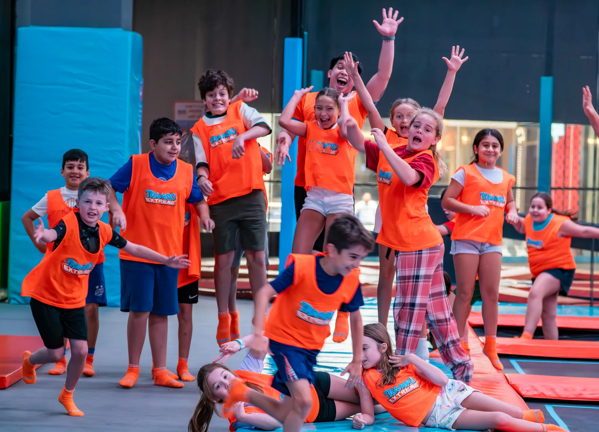 Camp group pose