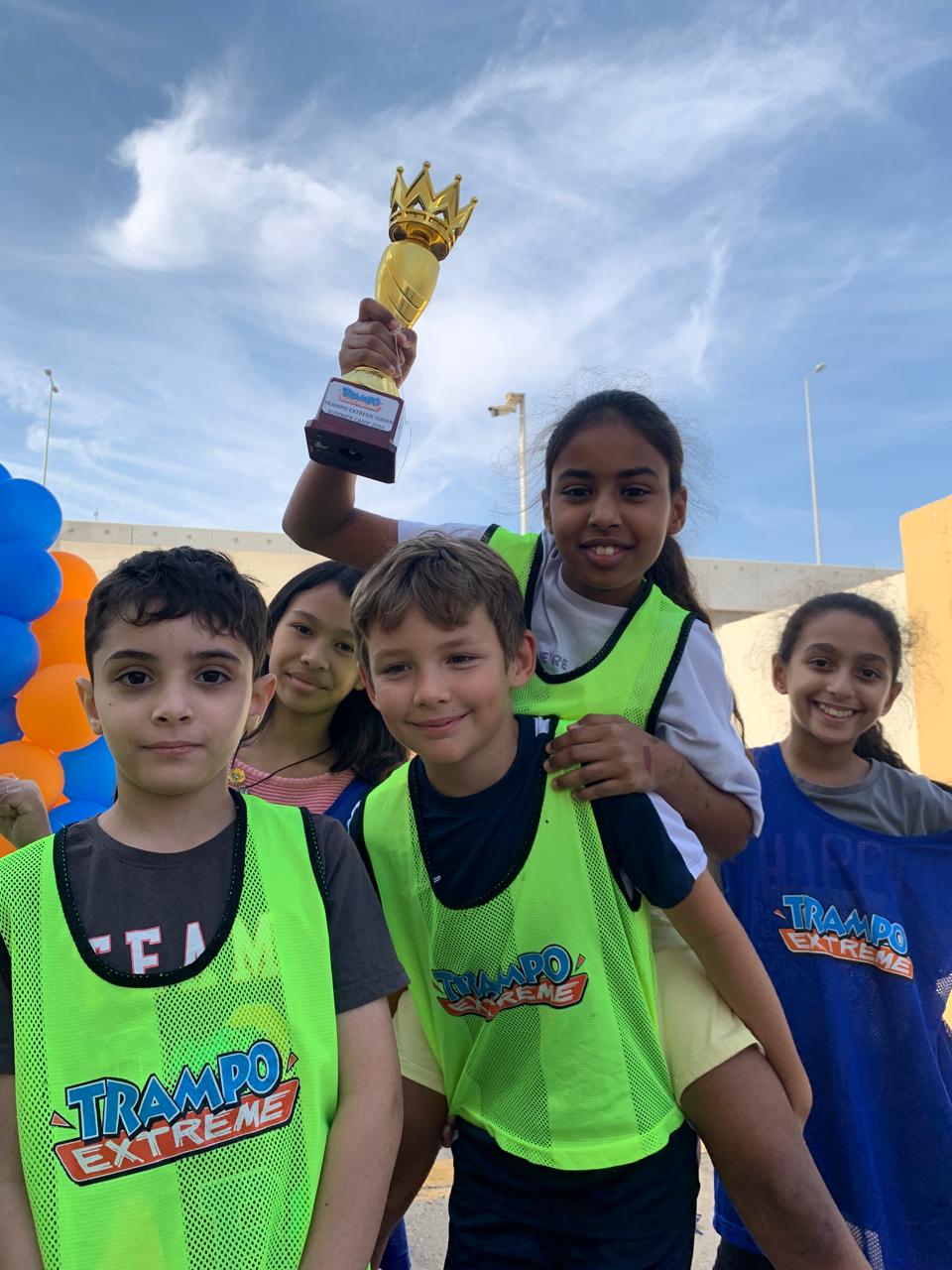 Kids at Trampo camp